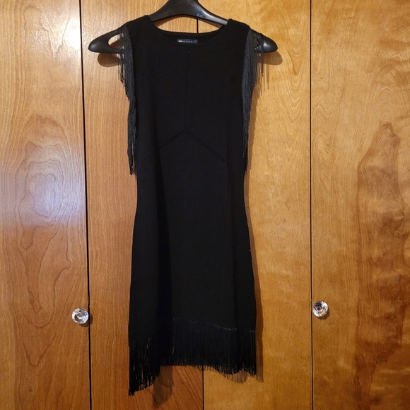 ASOS DESIGN mini dress with fringe detail Size US10 UK14 - Picture 5 of 13